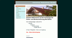 Desktop Screenshot of ferienwohnung-philippsthal.de